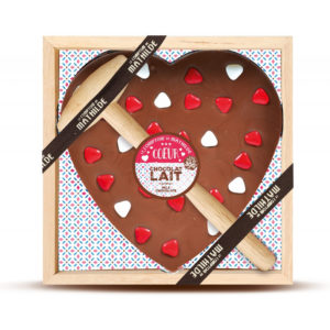Le comptoir de Mathilde-Coeur à casser chocolat au lait