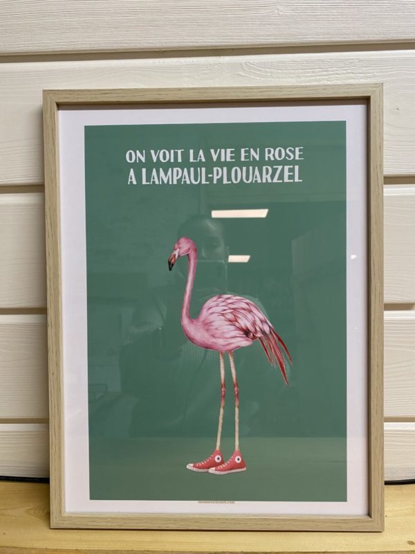 Cadre Lampaul-Plouarzel Flament rose