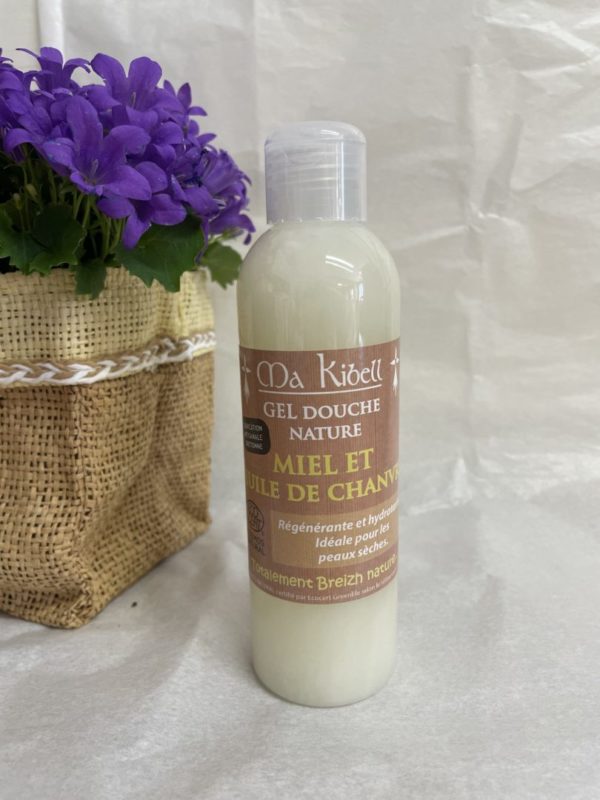 Ma Kibell - Gel douche Nature miel et huile de chanvre