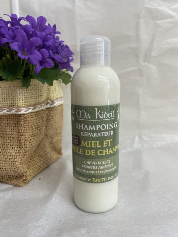 Ma Kibell - Shampoing réparateur Miel et huile de chanvre